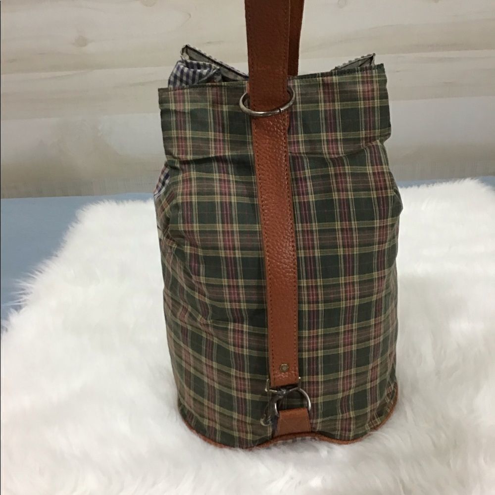 FOSSIL Checkered Print Shoulder/Duffle Bag - Picture 5 of 16